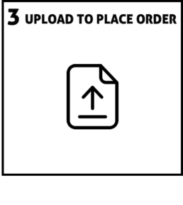 UPLOAD TO PLACE ORDER - mobile